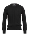 Vengera Man Sweater Black Size 38 Cotton In Black