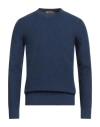 Vengera Man Sweater Blue Size 42 Virgin Wool