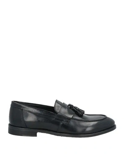 Veni Shoes Man Loafers Black Size 7 Leather