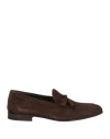 Veni Shoes Man Loafers Dark Brown Size 9 Leather
