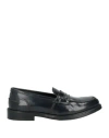 Veni Shoes Woman Loafers Black Size 8 Leather In Black