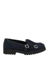Veni Shoes Woman Loafers Midnight Blue Size 6 Leather