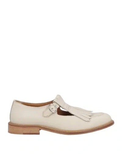 Veni Shoes Woman Loafers Off White Size 8 Leather