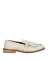 Veni Shoes Woman Loafers Off White Size 8 Leather