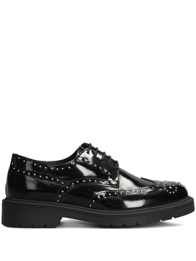 Veni Studded Brogues In Black