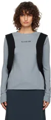 VENICEW BLUE BACKPACK T-SHIRT