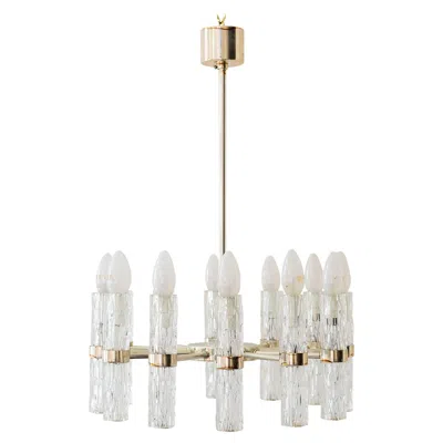 Pre-owned Venini 12-arm  Chandelier In Sand