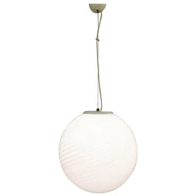Pre-owned Venini 1960s Italian Murano Glass Globe By  In Transparent