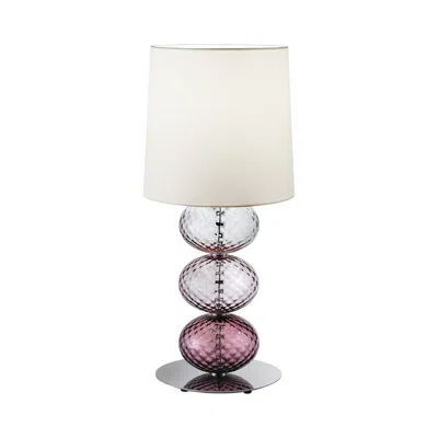 Pre-owned Venini 21st Century Abat-jour Table Lamp In Améthyste/violet/wistaria By  In Purple
