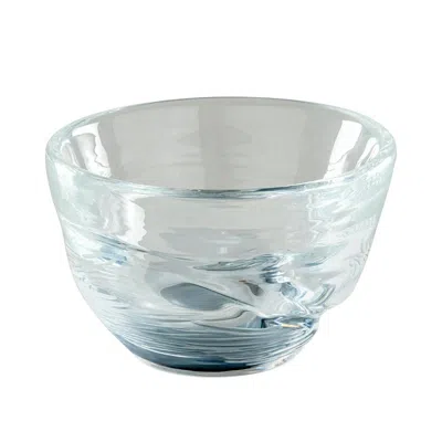 Pre-owned Venini 21st Century Acqua Glass Bowl In Crystal/grape By Michela Cattai In Purple