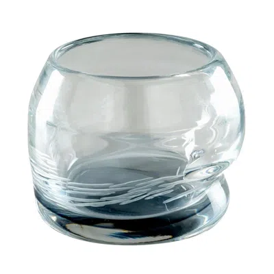 Pre-owned Venini 21st Century Acqua Glass Bowl In Crystal/grape By Michela Cattai In Purple
