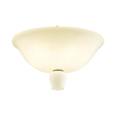 Pre-owned Venini 21st Century Anni Trenta Luce Ceiling Light In Straw-yellow By  In White
