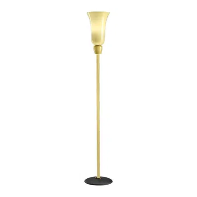 Pre-owned Venini 21st Century Anni Trenta Luce Floor Lamp In Straw-yellow By  In Sand
