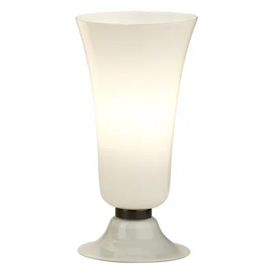 Pre-owned Venini 21st Century Anni Trenta Luce Large Table Lamp In Milk-white By  In Sand