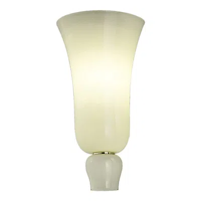 Pre-owned Venini 21st Century Anni Trenta Luce Large Wall Light In Straw-yellow By  In Sand