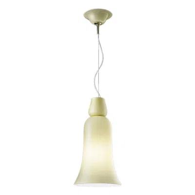 Pre-owned Venini 21st Century Anni Trenta Luce Pendant Light In Straw-yellow By  In Sand