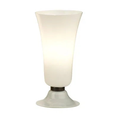 Pre-owned Venini 21st Century Anni Trenta Luce Small Table Lamp In Milk-white By  In Sand