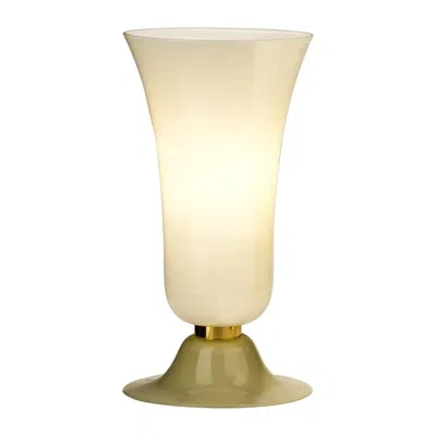 Pre-owned Venini 21st Century Anni Trenta Luce Small Table Lamp In Straw-yellow By  In Sand