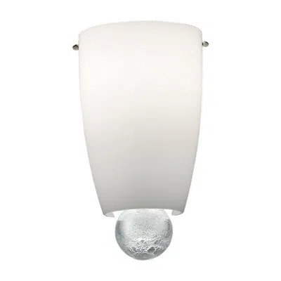 Pre-owned Venini 21st Century Argea Glass Wall Light In Straw-yellow By  In Transparent
