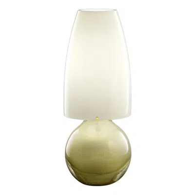 Pre-owned Venini 21st Century Argea Large Table Lamp In Milk-white By  In Sand