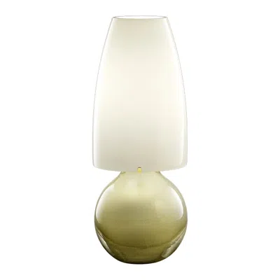 Pre-owned Venini 21st Century Argea Large Table Lamp In Straw-yellow By  In Sand