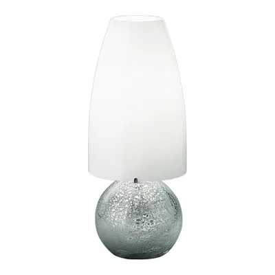 Pre-owned Venini 21st Century Argea Small Table Lamp In Milk-white By  In Transparent