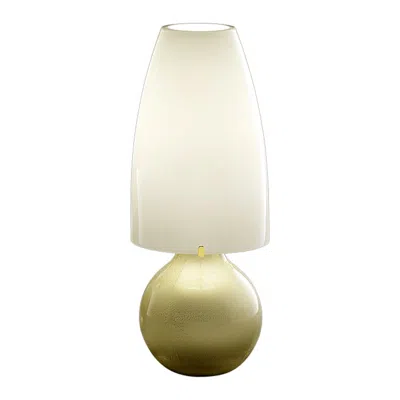 Pre-owned Venini 21st Century Argea Small Table Lamp In Straw-yellow By  In Sand