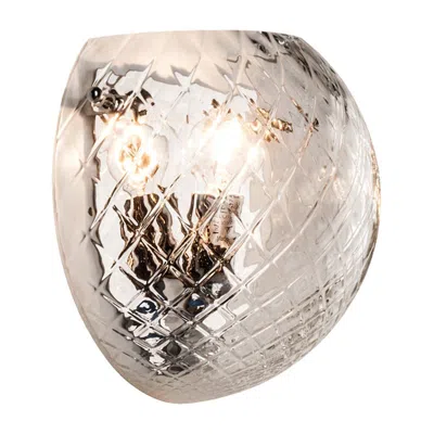 Pre-owned Venini 21st Century Balloton Lamp Wall Light In Crystal By  In Sand