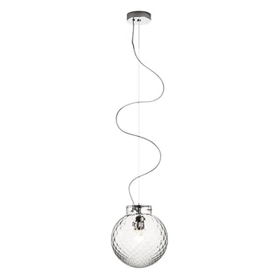 Pre-owned Venini 21st Century Balloton Suspension Lamp In Crystal By  In Transparent
