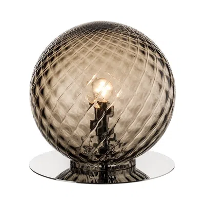 Pre-owned Venini 21st Century Balloton Table Lamp In Grey Blown Glass By  In Gray