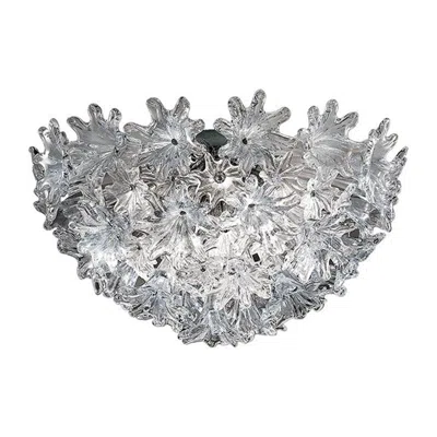 Pre-owned Venini 21st Century Esprit Ceiling Light In Crystal By  In Transparent