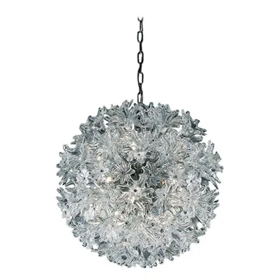 Pre-owned Venini 21st Century Esprit Small Chandeliers In Crystal By  In Transparent