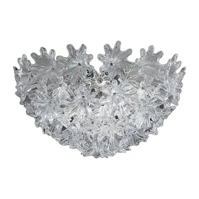 Pre-owned Venini 21st Century Esprit Wall Light In Amber Yellow / Crystal By