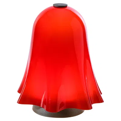 Pre-owned Venini 21st Century Fantasmino Rechargeable, Dimmerable, Touch Table Lamp Red