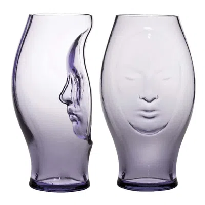 Pre-owned Venini 21st Century Murana Glass Vase In Wistaria By Fabio Novembre In Transparent