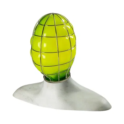Pre-owned Venini 21st Century Muse Glass Sculpture Table Lamp In Green Grass By Fabio Novembre