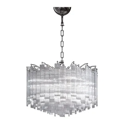 Pre-owned Venini 21st Century Nastri Large Chandeliers In Crystal By  In Transparent