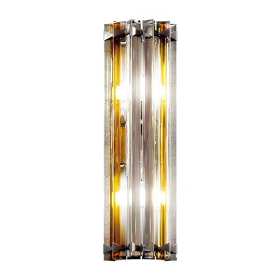 Pre-owned Venini 21st Century Triedri Wall Light In Crystal By  In Sand