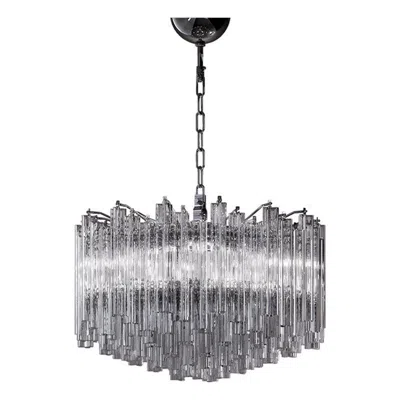 Pre-owned Venini 21st Century Trilobi Chandeliers In Crystal By  In Transparent
