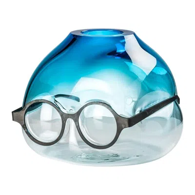 Pre-owned Venini 21st Century Where Are My Glasses Xxl, Under Vase In Multicolour By Ron Arad In Blue