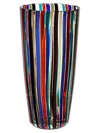 Venini A Canne Vases Multicolor In Multi