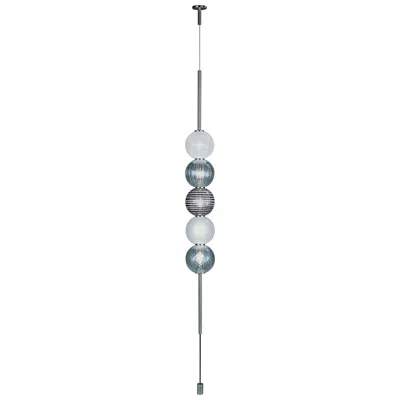 Pre-owned Venini Abaco 5-light Pendant Light By Monica Guggisberg And Philip Baldwin In Transparent