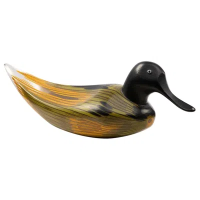 Pre-owned Venini Anatra Sculpture, Figure Of A Male Duck In Brown