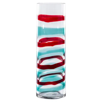 Pre-owned Venini Anelli 542.00 Murano Glass Vase - Green - Design  - Damiani