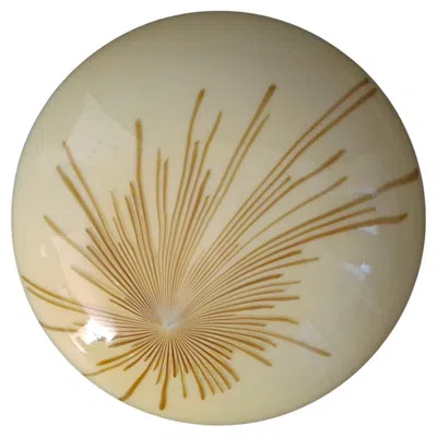 Pre-owned Venini Anemone Flush Mount By  In Brown