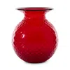 Venini Balloton Fiori 6'' Vase In Red
