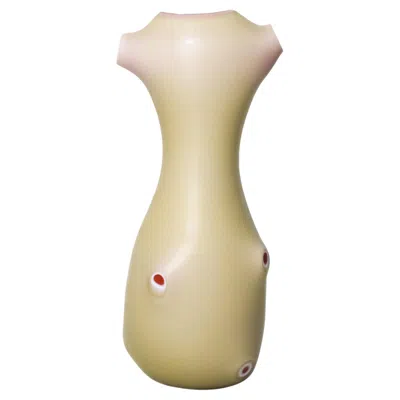 Pre-owned Venini By Emmanuel Babled 2004 Women Torso Tall Vase In Cased Art Glass In Sand