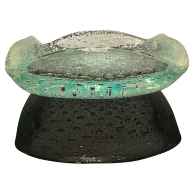 Pre-owned Venini Centerpiece Murano Glass, 1950, Italy In Black