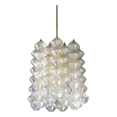 Pre-owned Venini Chandelier In The Style Of , 1960s Italy In Transparent