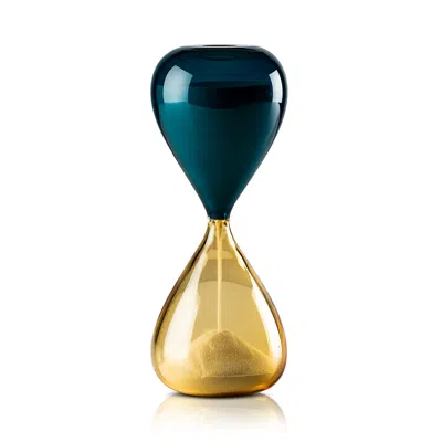 Venini Clessidre Hourglass In Horizon/amber
